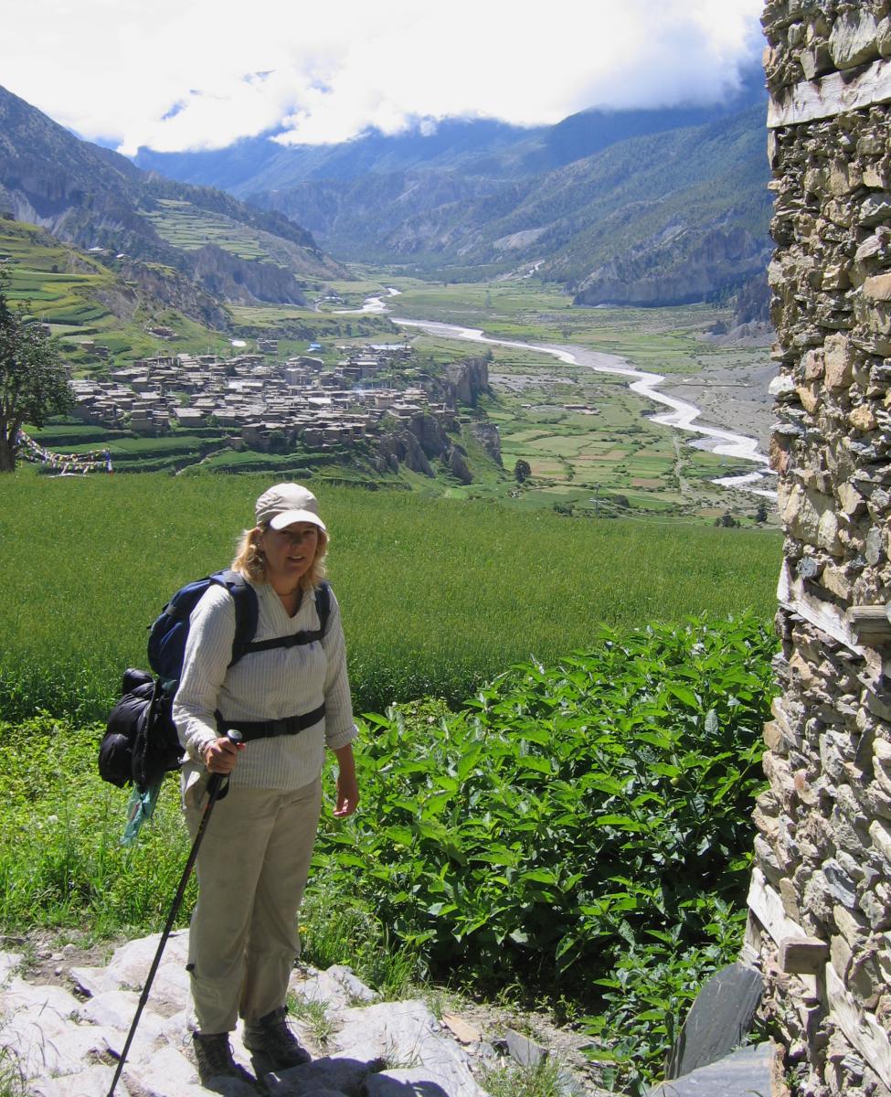 Manang valley.